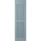 Ekena Millwork 18W x 77H Americraft Two Equal Louver Exterior Real Wood Shutters, Peaceful Blue, PR RW101LV18X77SBH - alternate 5
